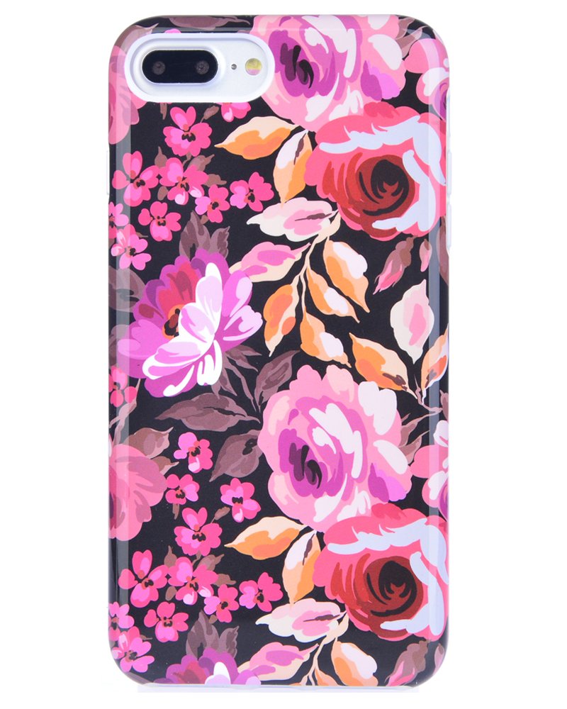 iphone 7 plus 女孩手机壳,dimaka 可爱印花图案保护套[防摔][全壳]